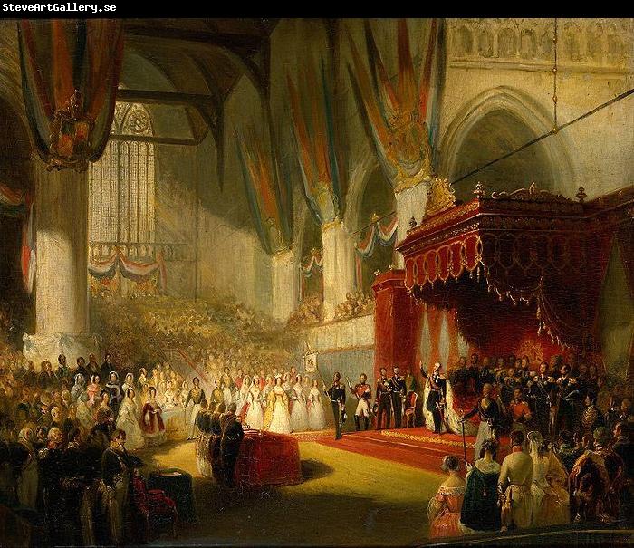 Nicolaas Pieneman The Inauguration of King William II in the Nieuwe Kerk, Amsterdam, 28 November 1840